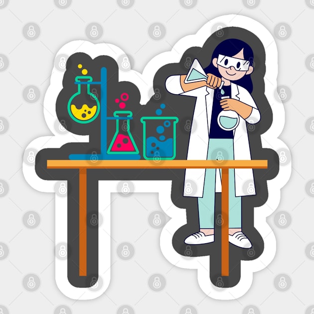 I am a chemist Sticker by B&C Fashion